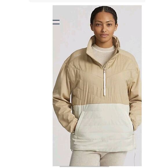Ralph Lauren Jacket Womens XL RLX Quilted Panel Hybrid Pullover Golf - Picture 1 of 3